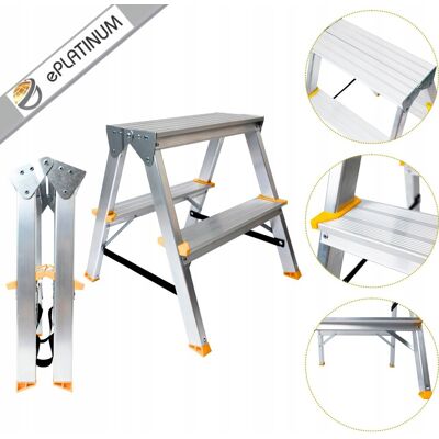 inna (Inny) Drabina aluminiowa 2 stopniowa profesjonalna atest certyfikat EN131 150KG inna (Inny) Drabina aluminiowa 2 stopniowa profesjonalna atest certyfikat EN131 150KG