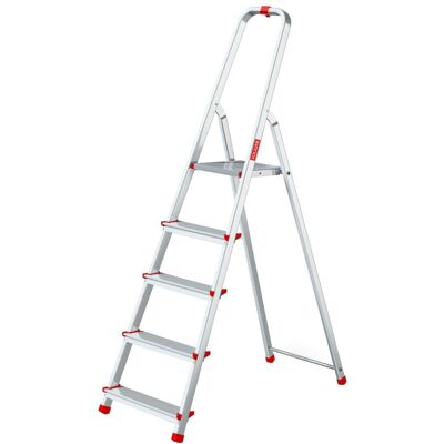 Drabest Drabina Aluminiowa Domowa Z Haczykiem 5 Stopniowa Składana 125 Kg Baulich Drabest Drabina Aluminiowa Domowa Z Haczykiem 5 Stopniowa Składana 125 Kg Baulich