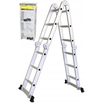 Berge Drabina Aluminiowa Przegubowa SKŁADANA wielofunkcyjna rozkładana 3,7m Berge Drabina Aluminiowa Przegubowa SKŁADANA wielofunkcyjna rozkładana 3,7m