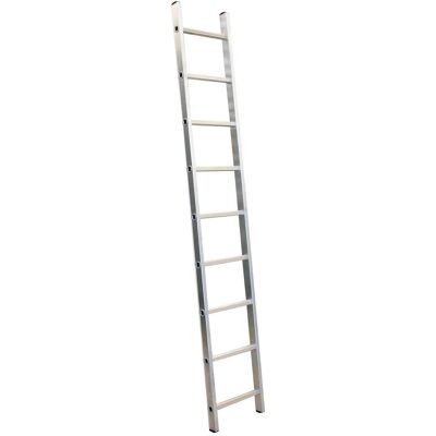 BRAKET Drabina Aluminiowa Przystawna 239Cm, 9 Szczebli BRAKET Drabina Aluminiowa Przystawna 239Cm, 9 Szczebli
