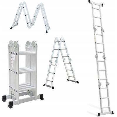 inna (Inny) DRABINA aluminiowa składana przegubowa wielofunkcyjna 4x3 DWS43 12 stopni inna (Inny) DRABINA aluminiowa składana przegubowa wielofunkcyjna 4x3 DWS43 12 stopni