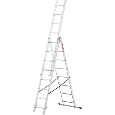 Drabest Drabina Aluminiowa Wielofunkcyjna 3X8 Stopni 150Kg Baulich Drabest Drabina Aluminiowa Wielofunkcyjna 3X8 Stopni 150Kg Baulich