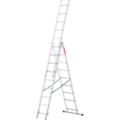 Drabest Drabina Aluminiowa Wielofunkcyjna 3X9 Stopni 150Kg Baulich Drabest Drabina Aluminiowa Wielofunkcyjna 3X9 Stopni 150Kg Baulich