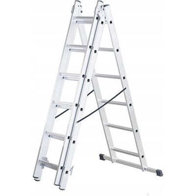 Inny producent Drabina aluminiowa wielofunkcyjna 3x9 stopni produkt POLSKI + GRATIS ABIKO Inny producent Drabina aluminiowa wielofunkcyjna 3x9 stopni produkt POLSKI + GRATIS ABIKO
