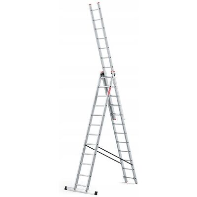 Drabest Drabina aluminiowa wielofunkcyjna profesjonalna 3x12 stopni 150kg BAULICH Drabest Drabina aluminiowa wielofunkcyjna profesjonalna 3x12 stopni 150kg BAULICH