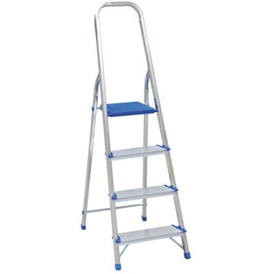 DRABEX - Drabina aluminiowa 250cm - 7–szedł - Podest - Drabina DRABEX - Drabina aluminiowa 250cm - 7–szedł - Podest - Drabina
