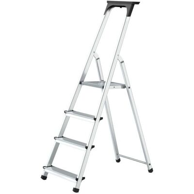 Motive Drabina domowa jednostronna Domo Z 1x4 125kg z półką 152cm Motive Drabina domowa jednostronna Domo Z 1x4 125kg z półką 152cm