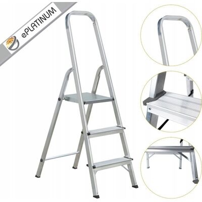 inna (Inny) Drabina drabinka domowa aluminiowa jednostronna 3stopniowa 120kg ePlatinum inna (Inny) Drabina drabinka domowa aluminiowa jednostronna 3stopniowa 120kg ePlatinum