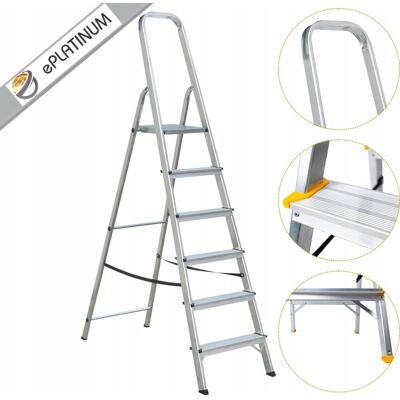 inna (Inny) Drabina drabinka profesjonalna aluminiowa jednostronna 6stopniowa 150kg inna (Inny) Drabina drabinka profesjonalna aluminiowa jednostronna 6stopniowa 150kg