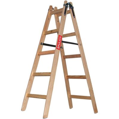 Drabest Drabina Drewniana 2X5 Malarska Dwustronna Rozstawna Rozkładana Baulich Drabest Drabina Drewniana 2X5 Malarska Dwustronna Rozstawna Rozkładana Baulich