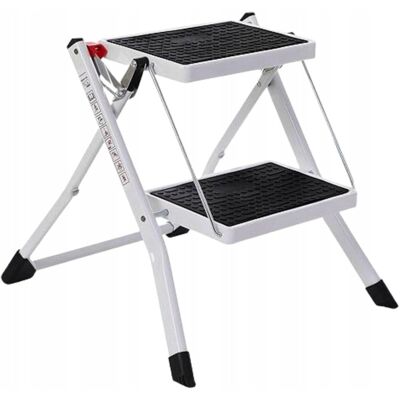 Inny producent Drabina dwustopniowa, drabina składana, szerokość szczebla 20 cm udźwig 125 Inny producent Drabina dwustopniowa, drabina składana, szerokość szczebla 20 cm udźwig 125