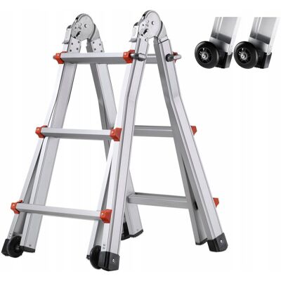 Vevor Drabina składana teleskopowa aluminiowa - 2,9 m Vevor Drabina składana teleskopowa aluminiowa - 2,9 m