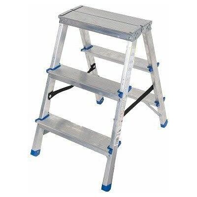 Drabina-taboret AWTOOLS, 3 stopnie, 150 kg Drabina-taboret AWTOOLS, 3 stopnie, 150 kg