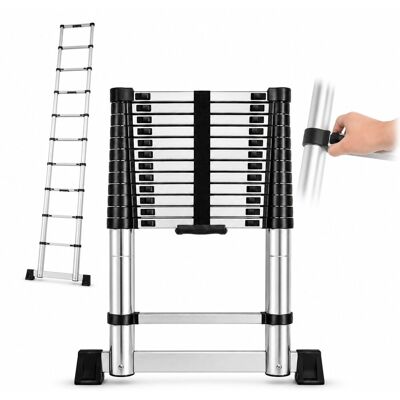 Bauhus Drabina Teleskopowa Składana 3,8 m 13 Szczebli 150 Kg Antypoślizgowa Do Prac Wysokościowych Bauhus Drabina Teleskopowa Składana 3,8 m 13 Szczebli 150 Kg Antypoślizgowa Do Prac Wysokościowych