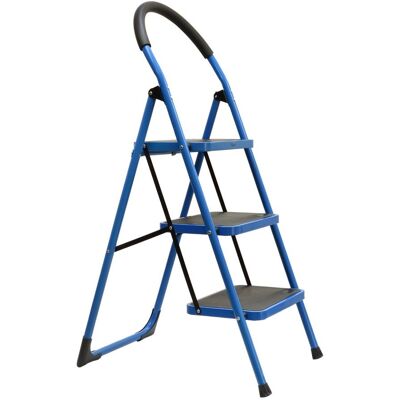 Drabina trzystopniowa rozkładana Geko G02436 Drabina trzystopniowa rozkładana Geko G02436