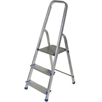 Drabina wolnostojąca AWTOOLS, 3 stopnie, 150 kg Drabina wolnostojąca AWTOOLS, 3 stopnie, 150 kg