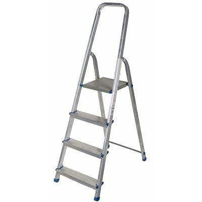 Drabina aluminiowa AWTOOLS AW 4 stopnie 150kg - Drabina Drabina aluminiowa AWTOOLS AW 4 stopnie 150kg - Drabina