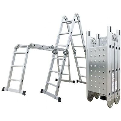 Emaga Drabina przegubowa 4 x 3 wielofunkcyjna G21 GA SZ 3,7m + podest Emaga Drabina przegubowa 4 x 3 wielofunkcyjna G21 GA SZ 3,7m + podest