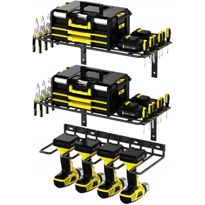 Inny producent ENONCI Organizer Na Narzędzia Elektryczne 3 Poziomy 8 Uchwytów Na Wiertarki Inny producent ENONCI Organizer Na Narzędzia Elektryczne 3 Poziomy 8 Uchwytów Na Wiertarki