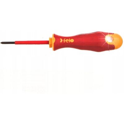 Inny producent FELO Wkrętak krzyżowy PH0 1000V Ergonic 400 VDE Inny producent FELO Wkrętak krzyżowy PH0 1000V Ergonic 400 VDE