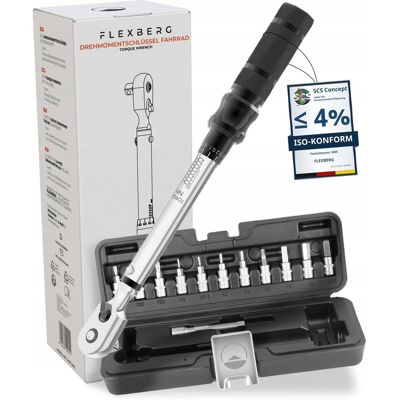 Inny producent FLEXBERG Klucz Dynamometryczny Rowerowy 2-20 Nm 1/4 Cala 11 Bitów Inny producent FLEXBERG Klucz Dynamometryczny Rowerowy 2-20 Nm 1/4 Cala 11 Bitów