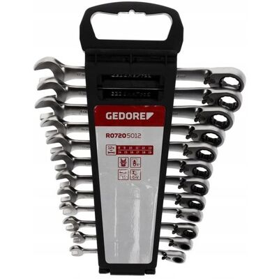 Inny producent GEDORE Red Zestaw Kluczy Płasko-Oczkowych 12 Sztuk 8-19 mm Przełączalne Inny producent GEDORE Red Zestaw Kluczy Płasko-Oczkowych 12 Sztuk 8-19 mm Przełączalne