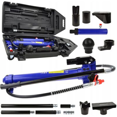 GEKO ROZPIERAK HYDRAULICZNY 15T ROZPIERAKI BLACHARSKIE KWADRAT + ZESTAW GEKO ROZPIERAK HYDRAULICZNY 15T ROZPIERAKI BLACHARSKIE KWADRAT + ZESTAW