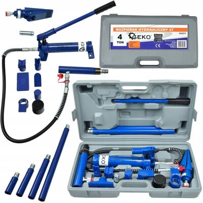 Geko Rozpieraki Hydrauliczne Blacharskie Rozpierak Nacisk 4T Walizka G02074 Geko Rozpieraki Hydrauliczne Blacharskie Rozpierak Nacisk 4T Walizka G02074