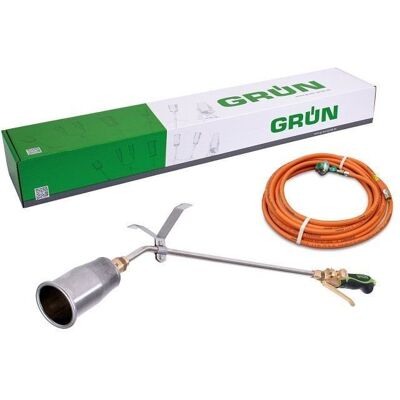 GRUN Palnik stalowy dekarski St 65/800 kompletny + wąż 10mb + reduktor GRUN Palnik stalowy dekarski St 65/800 kompletny + wąż 10mb + reduktor