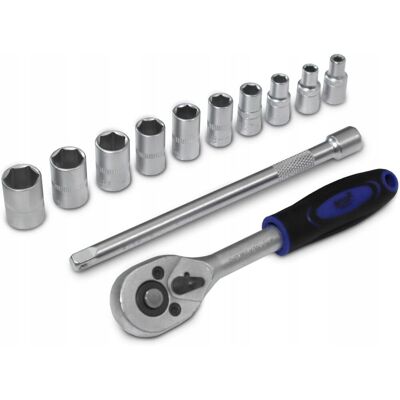 BITUXX GRZECHOTKA 1/4' + PRZEDŁUŻKA 150MM + 10 NASADEK SZEŚCIOKĄTNYCH BITUXX GRZECHOTKA 1/4' + PRZEDŁUŻKA 150MM + 10 NASADEK SZEŚCIOKĄTNYCH