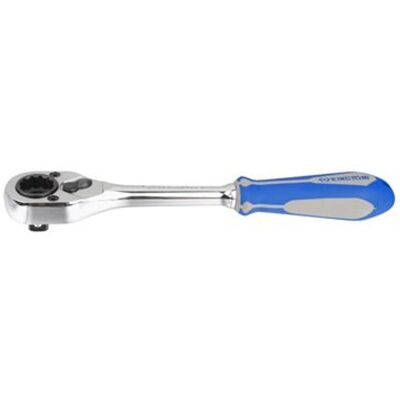 Inny producent GRZECHOTKA DWUSTRONNA 1/2' Z 12-kąt. GNIAZDEM (NASADKĄ) 19mm 32 ZĘBY 250mm UCHWYT GUMOWY King Tony Inny producent GRZECHOTKA DWUSTRONNA 1/2' Z 12-kąt. GNIAZDEM (NASADKĄ) 19mm 32 ZĘBY 250mm UCHWYT GUMOWY King Tony
