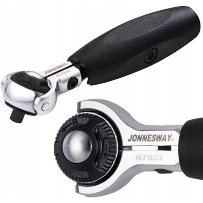 Jonnesway Grzechotka Mini Z Obrotową Głowicą Z Uchwytem T 3/8'' 72 Zęby Jonnesway Grzechotka Mini Z Obrotową Głowicą Z Uchwytem T 3/8'' 72 Zęby