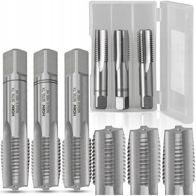 Horn Gwintownik M22 Hss Gwint M22X2.50 Mm Komplet 3Szt Horn Gwintownik M22 Hss Gwint M22X2.50 Mm Komplet 3Szt