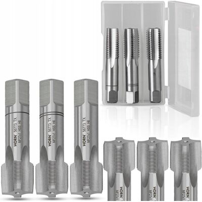 Horn Gwintownik M27 Hss Gwint M27X1.00 Mm Komplet 3Szt Horn Gwintownik M27 Hss Gwint M27X1.00 Mm Komplet 3Szt