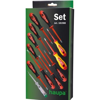 HAUPA 102980 Zestaw śrubokrętów VDE Slim Plus HAUPA 102980 Zestaw śrubokrętów VDE Slim Plus