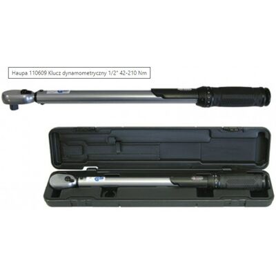 Haupa 110609 Klucz Dynamometryczny 1/2' 42-210 Nm Haupa 110609 Klucz Dynamometryczny 1/2' 42-210 Nm