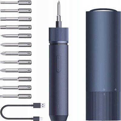 Inny producent HOTO akumulatorowy wkrętak precyzyjny 4 Nm podświetlenie + zestaw 12 bitów Inny producent HOTO akumulatorowy wkrętak precyzyjny 4 Nm podświetlenie + zestaw 12 bitów