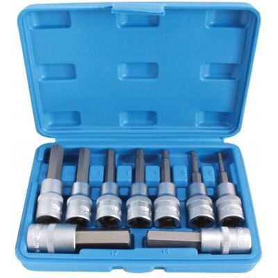 Satra Imbus Imbusy Klucze Hex H4-H17, 80mm 1/2' Zestaw 9 El. Satra Imbus Imbusy Klucze Hex H4-H17, 80mm 1/2' Zestaw 9 El.
