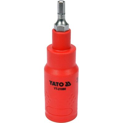 Izolowany Klucz Trzpieniowy Hex 4X75Mm 3/8 Vde Yt-21080 Yato Izolowany Klucz Trzpieniowy Hex 4X75Mm 3/8 Vde Yt-21080 Yato