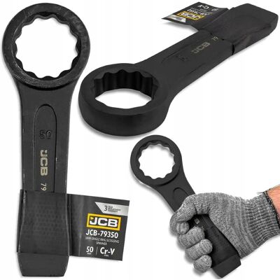 JCB Klucz OCZKOWY do PODBIJANIA 50mm stal Cr-Mo 12-KĄTNY JCB Klucz OCZKOWY do PODBIJANIA 50mm stal Cr-Mo 12-KĄTNY