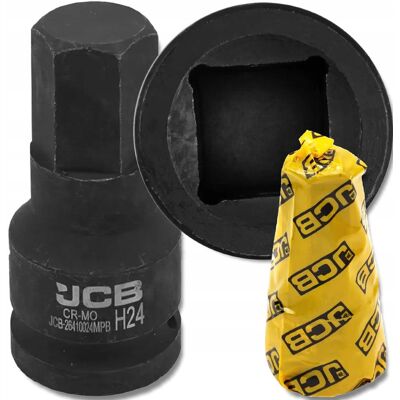 JCB Nasadka BIT udarowa 3/4' 24mm 6-kątna Cr-Mo KLUCZ nasadowy JCB Nasadka BIT udarowa 3/4' 24mm 6-kątna Cr-Mo KLUCZ nasadowy