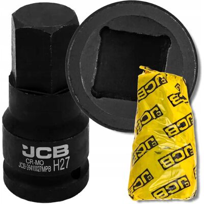 JCB Nasadka BIT udarowa 3/4' 27mm 6-kątna Cr-Mo KLUCZ nasadowy JCB Nasadka BIT udarowa 3/4' 27mm 6-kątna Cr-Mo KLUCZ nasadowy