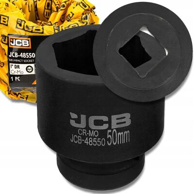 JCB Nasadka udarowa 1' 50mm 6-kątna Cr-Mo KLUCZ nasadowy JCB Nasadka udarowa 1' 50mm 6-kątna Cr-Mo KLUCZ nasadowy
