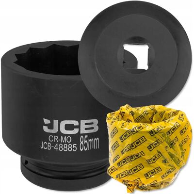 JCB Nasadka udarowa 1' 85mm 12-kątna Cr-Mo KLUCZ nasadowy JCB Nasadka udarowa 1' 85mm 12-kątna Cr-Mo KLUCZ nasadowy