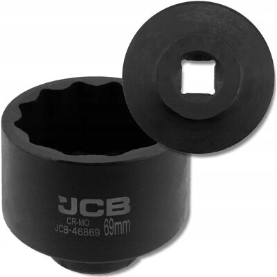 JCB Nasadka udarowa 3/4' 69mm 12-kątna Cr-Mo KLUCZ nasadowy JCB Nasadka udarowa 3/4' 69mm 12-kątna Cr-Mo KLUCZ nasadowy