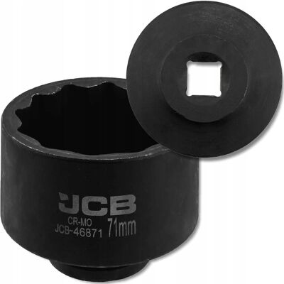 JCB Nasadka udarowa 3/4' 71mm 12-kątna Cr-Mo KLUCZ nasadowy JCB Nasadka udarowa 3/4' 71mm 12-kątna Cr-Mo KLUCZ nasadowy