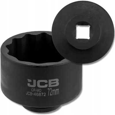 JCB Nasadka udarowa 3/4' 72mm 12-kątna Cr-Mo KLUCZ nasadowy JCB Nasadka udarowa 3/4' 72mm 12-kątna Cr-Mo KLUCZ nasadowy