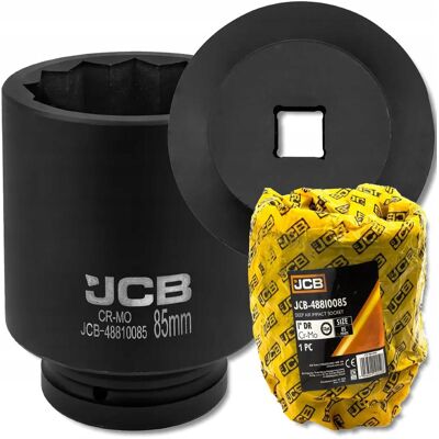 JCB Nasadka UDAROWA głęboka 1' 85mm 12-kątna Cr-Mo KLUCZ nasadowy JCB Nasadka UDAROWA głęboka 1' 85mm 12-kątna Cr-Mo KLUCZ nasadowy