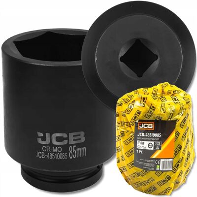 JCB Nasadka UDAROWA głęboka 1' 85mm 6-kątna Cr-Mo KLUCZ nasadowy JCB Nasadka UDAROWA głęboka 1' 85mm 6-kątna Cr-Mo KLUCZ nasadowy
