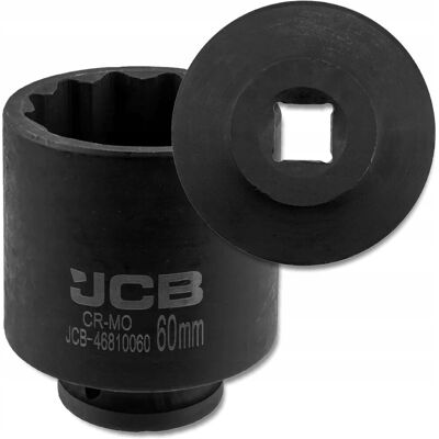 JCB NASADKA udarowa GŁĘBOKA 3/4' Cr-Mo 12-kątna 60mm KLUCZ nasadowy JCB NASADKA udarowa GŁĘBOKA 3/4' Cr-Mo 12-kątna 60mm KLUCZ nasadowy